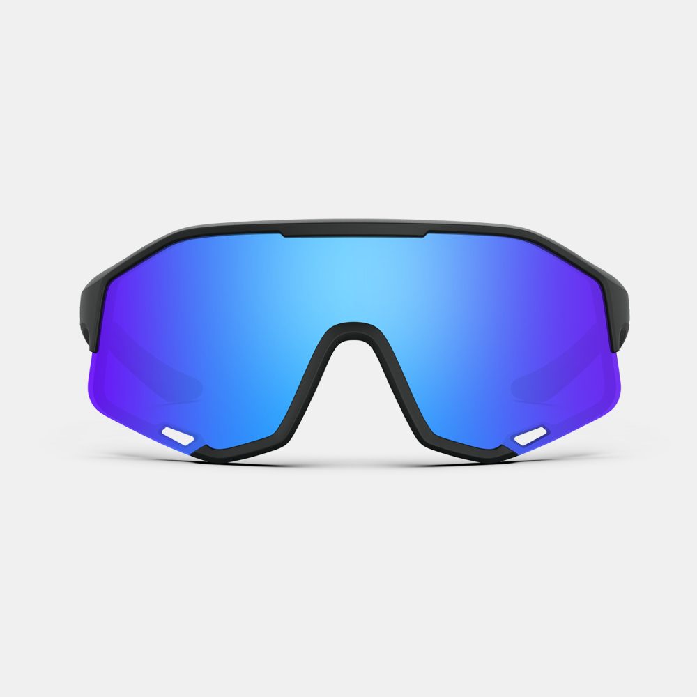 RB01 Black Blue Sports Sunglasses