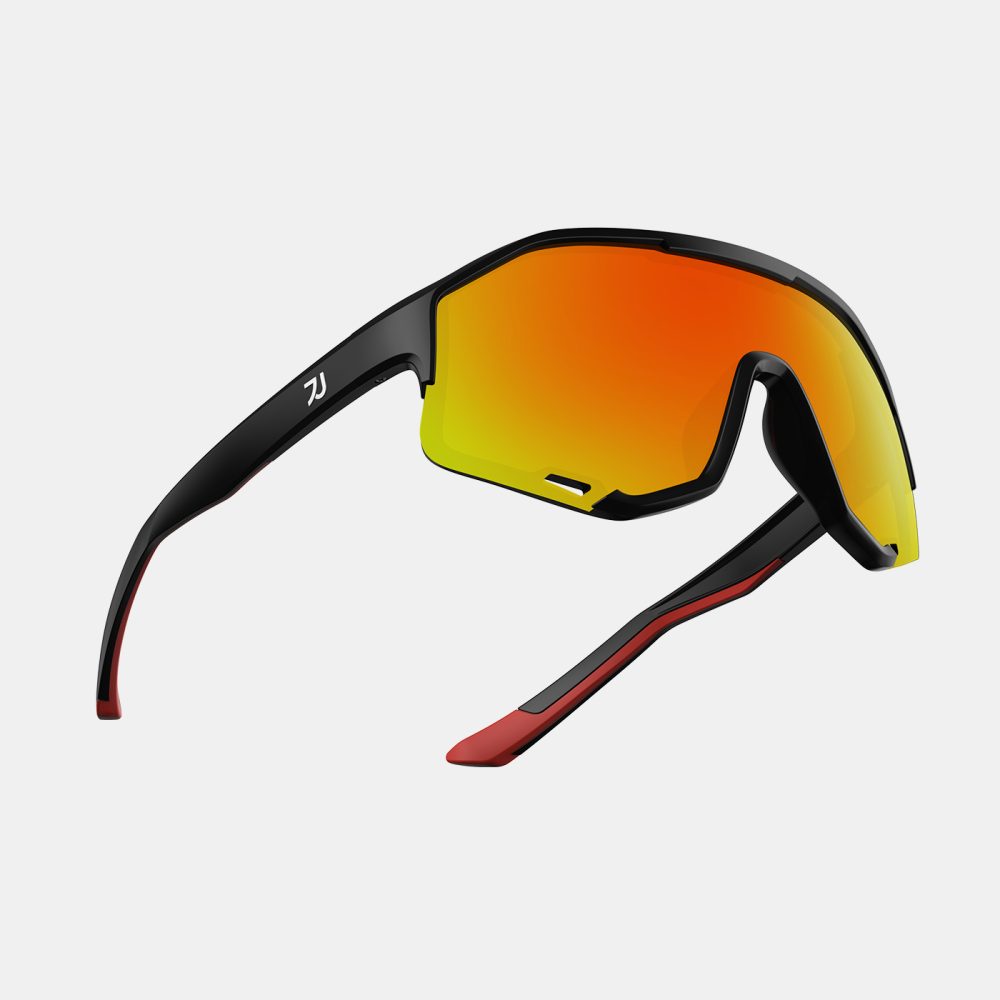 RB01 Black Red Sports Sunglasses